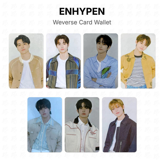 ENHYPEN Weverse Card Wallet Official Photocard