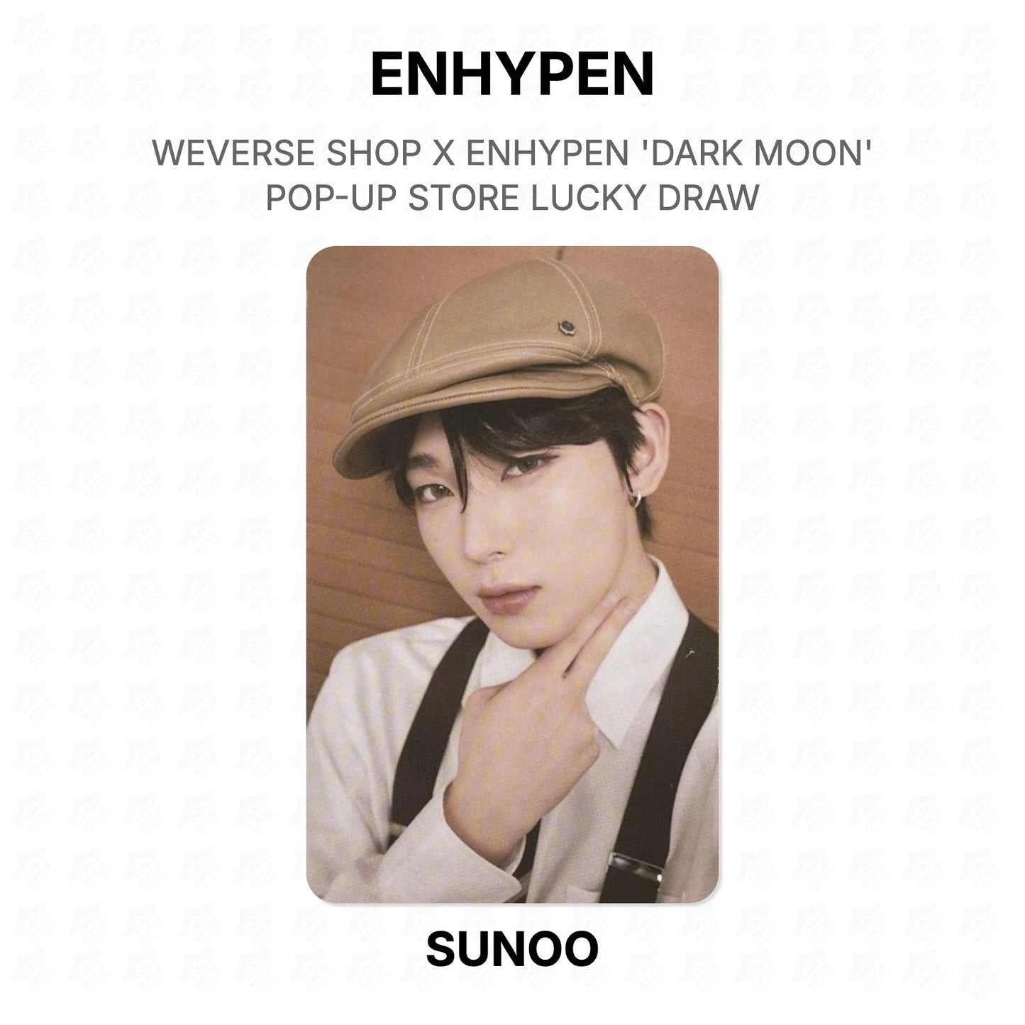 ENHYPEN WEVERSE SHOP X ENHYPEN 'DARK MOON' POP-UP STORE LUCKY DRAW Official Photocard