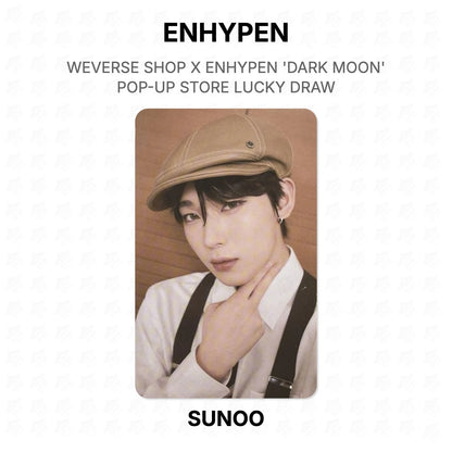 ENHYPEN WEVERSE SHOP X ENHYPEN 'DARK MOON' POP-UP STORE LUCKY DRAW Official Photocard