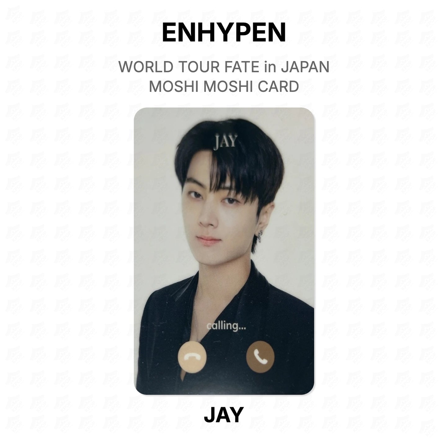 ENHYPEN WORLD TOUR FATE in JAPAN MOSHI MOSHI CARD Official Photocard