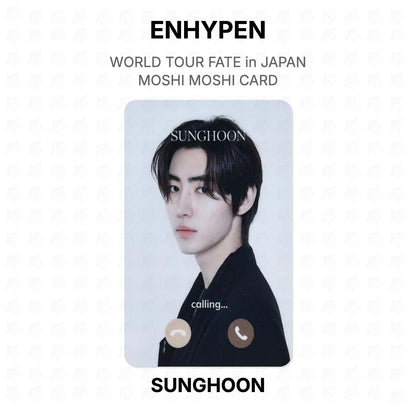 ENHYPEN WORLD TOUR FATE in JAPAN MOSHI MOSHI CARD Official Photocard