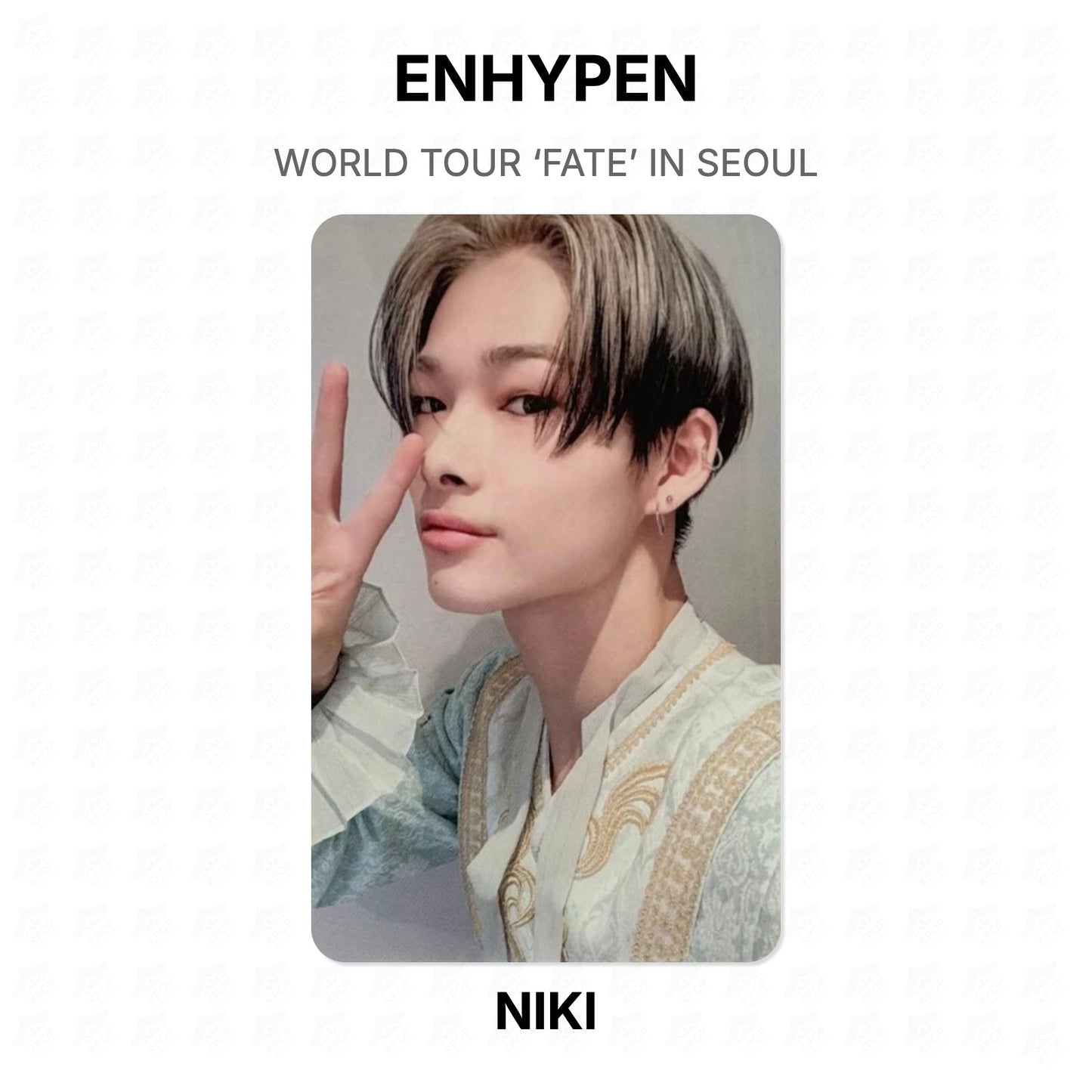ENHYPEN WORLD TOUR ‘FATE’ IN SEOUL Official Photocard