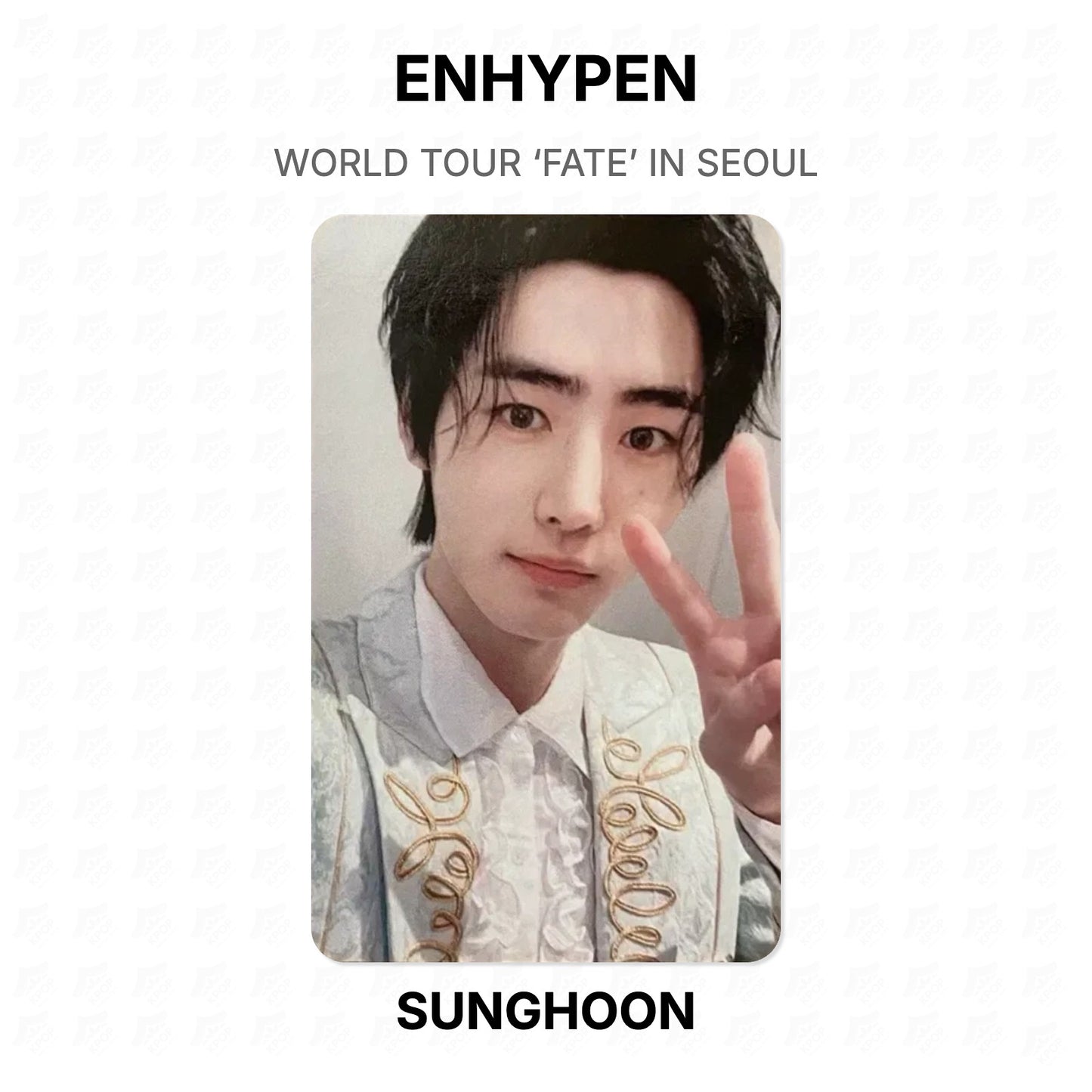 ENHYPEN WORLD TOUR ‘FATE’ IN SEOUL Official Photocard