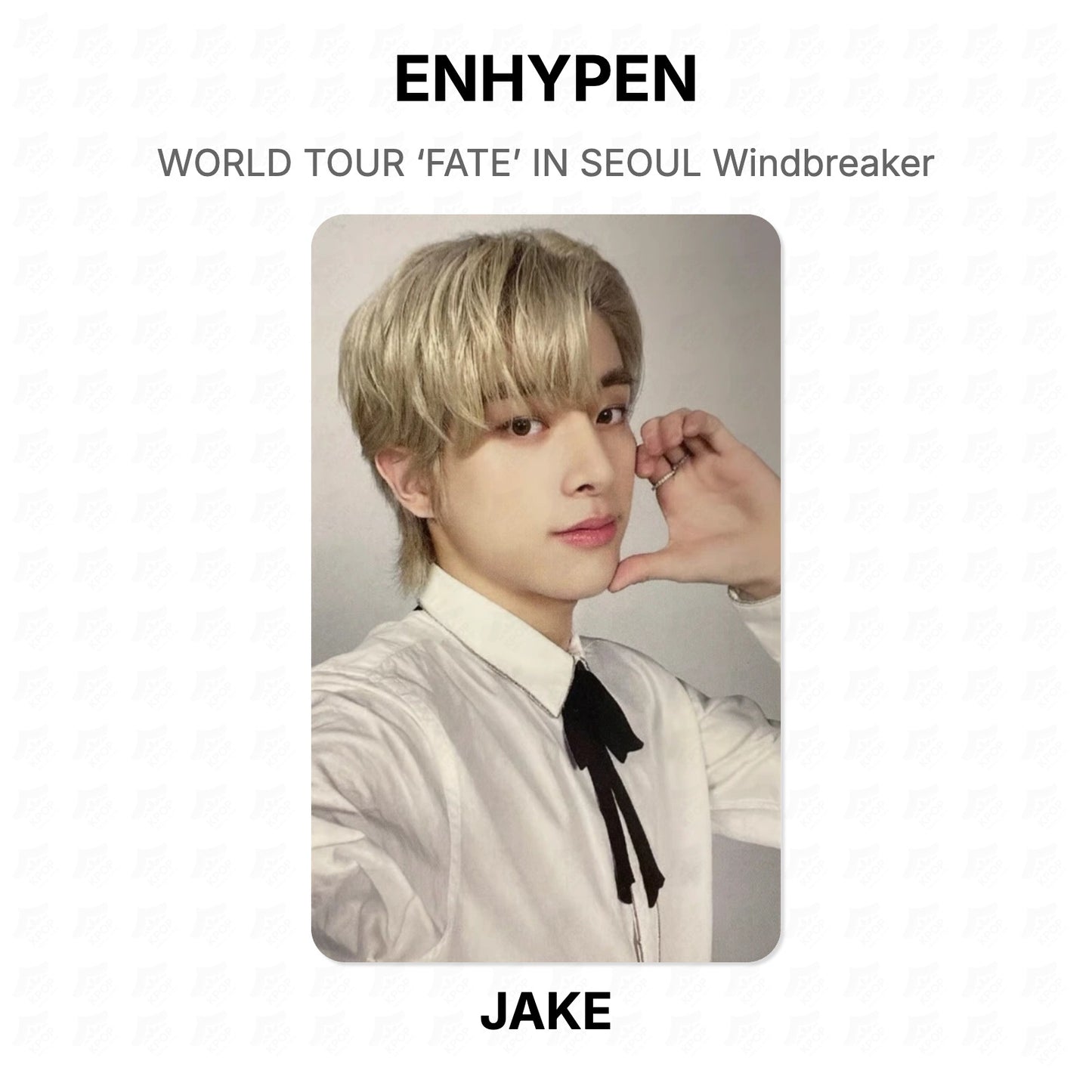 ENHYPEN WORLD TOUR ‘FATE’ IN SEOUL Windbreaker Official Photocard