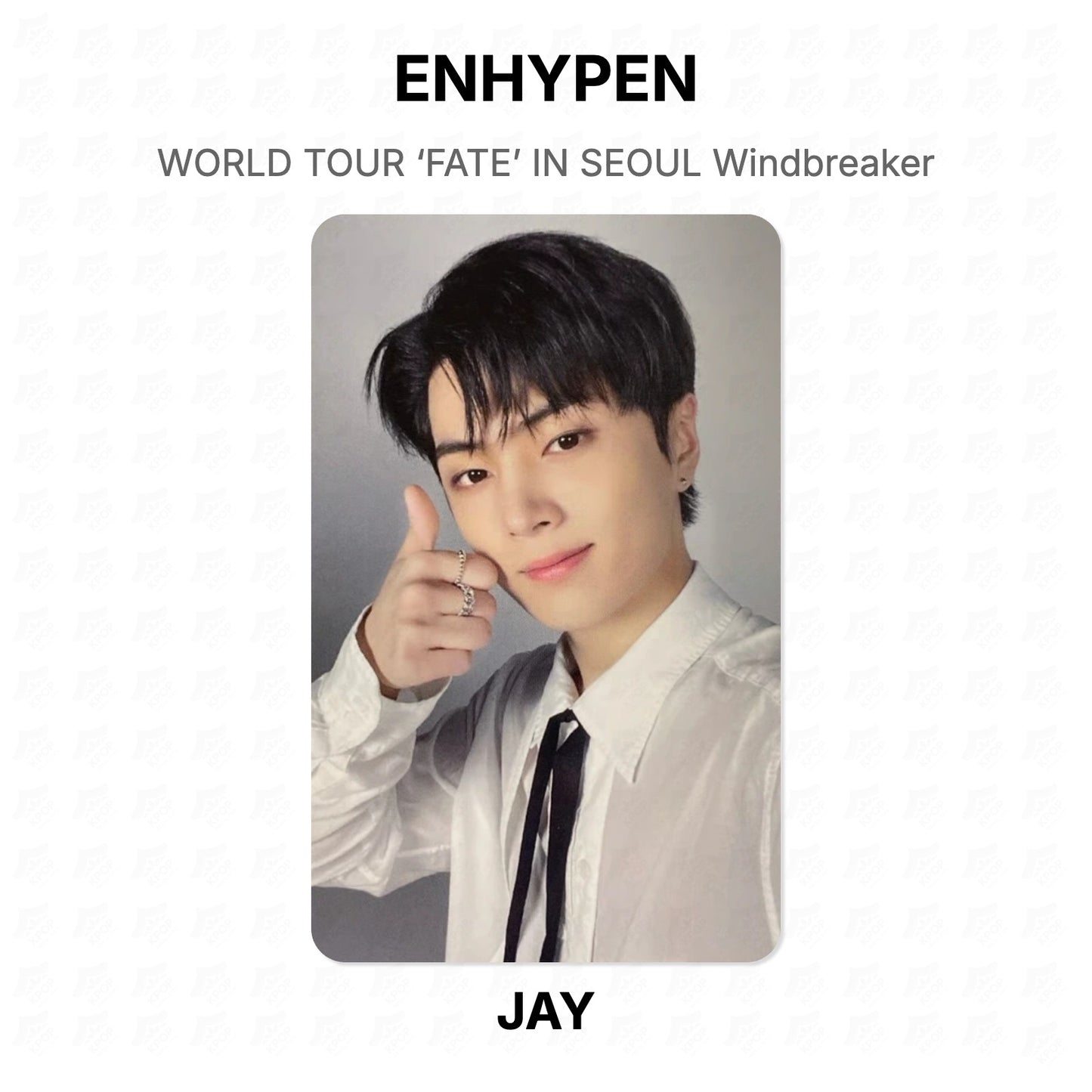 ENHYPEN WORLD TOUR ‘FATE’ IN SEOUL Windbreaker Official Photocard