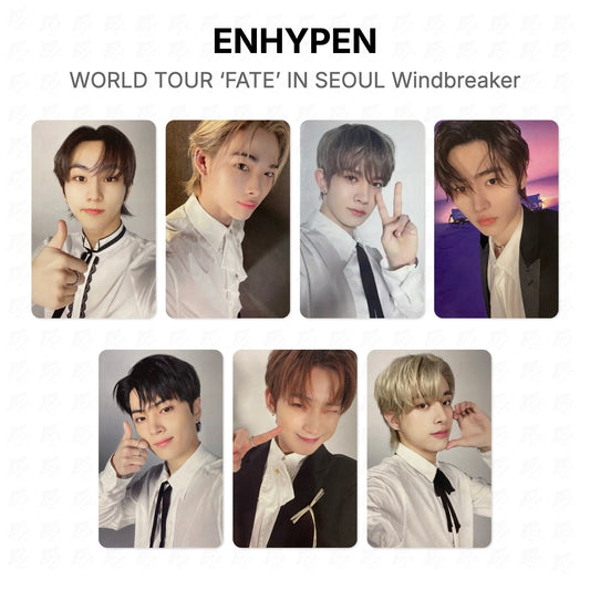 ENHYPEN WORLD TOUR ‘FATE’ IN SEOUL Windbreaker Official Photocard