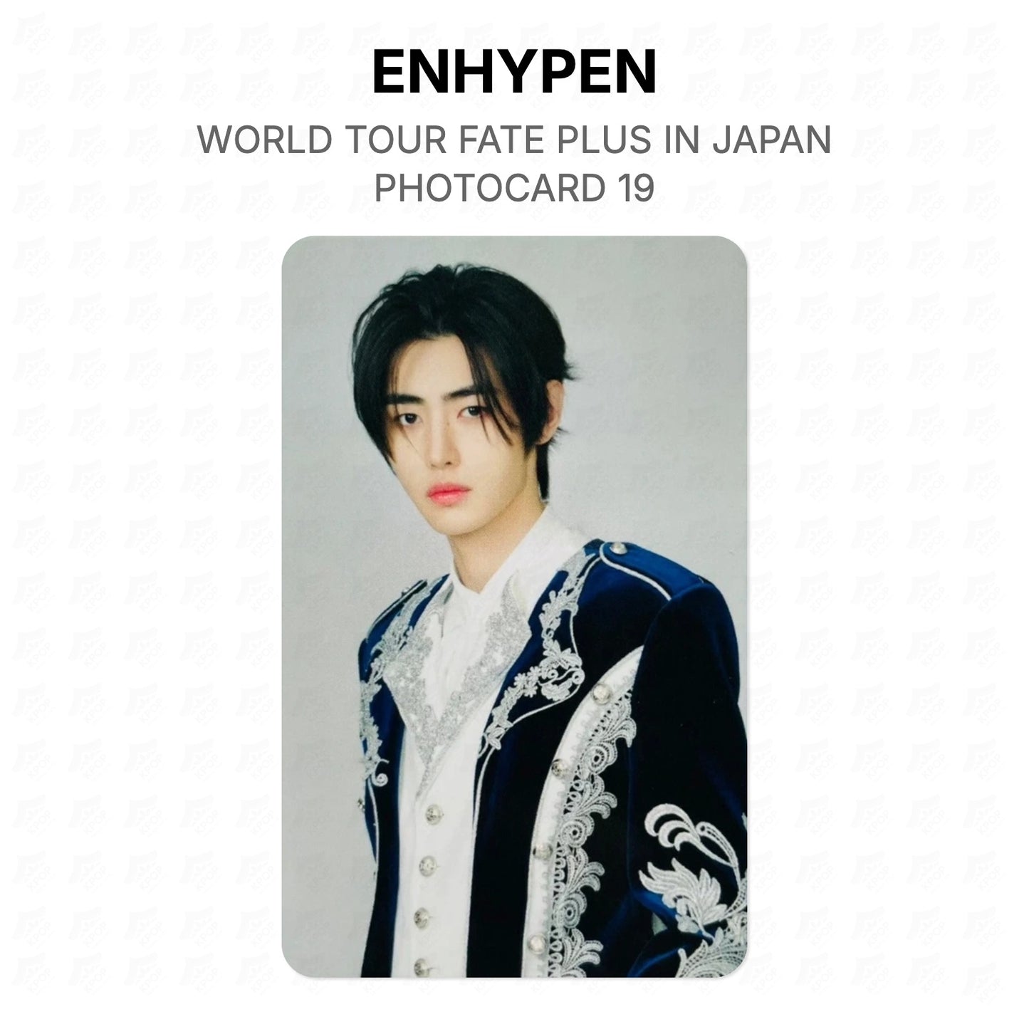 ENHYPEN WORLD TOUR FATE PLUS IN JAPAN PHOTO CARD 19 Official Photocard