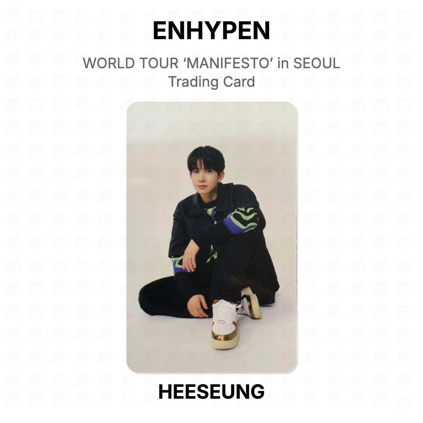 ENHYPEN WORLD TOUR ‘MANIFESTO’ in SEOUL Trading Card Official Photocard