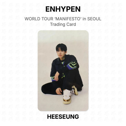 ENHYPEN WORLD TOUR ‘MANIFESTO’ in SEOUL Trading Card Official Photocard