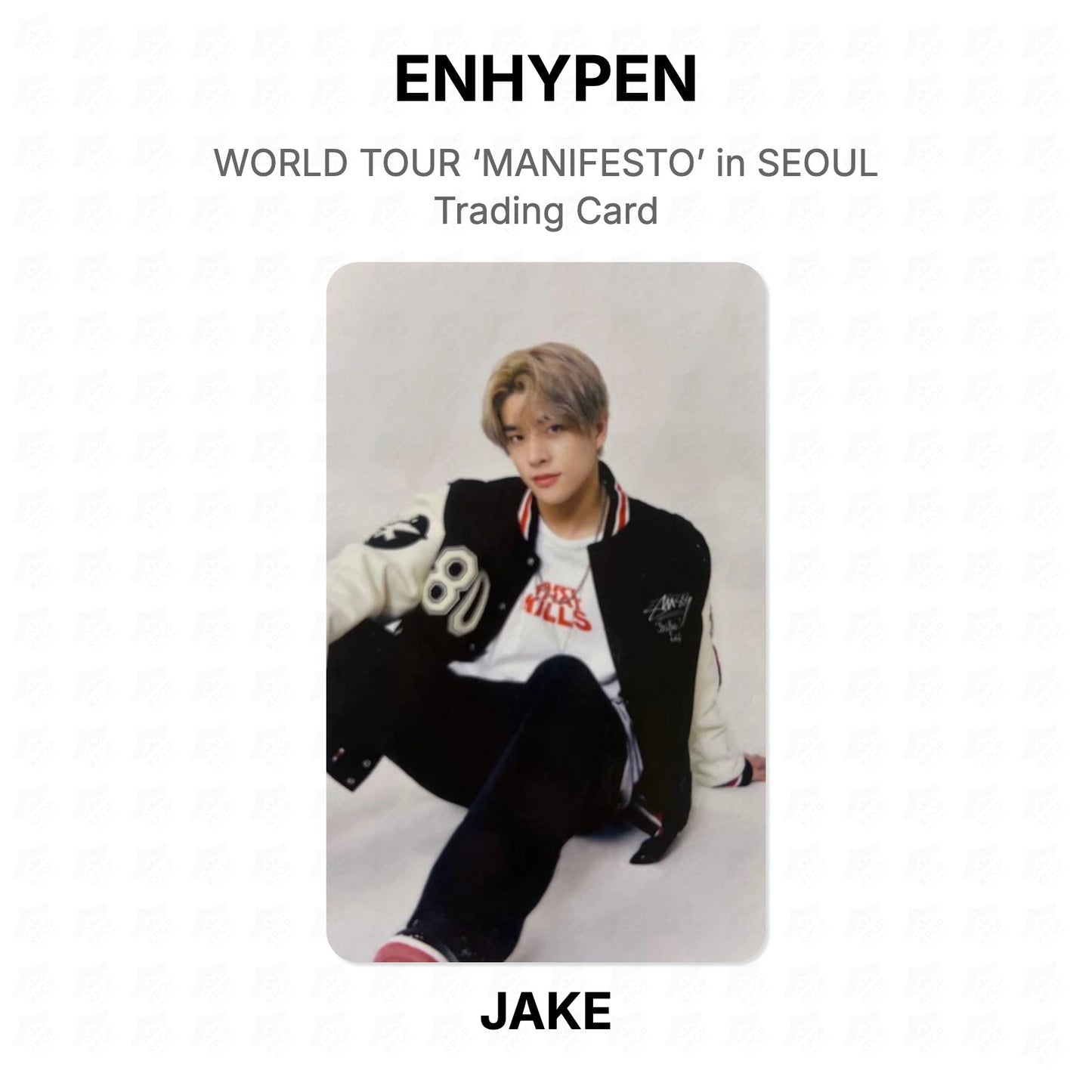 ENHYPEN WORLD TOUR ‘MANIFESTO’ in SEOUL Trading Card Official Photocard