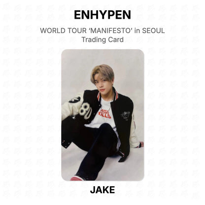 ENHYPEN WORLD TOUR ‘MANIFESTO’ in SEOUL Trading Card Official Photocard