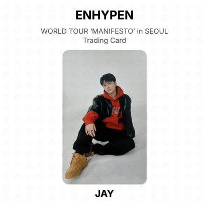 ENHYPEN WORLD TOUR ‘MANIFESTO’ in SEOUL Trading Card Official Photocard