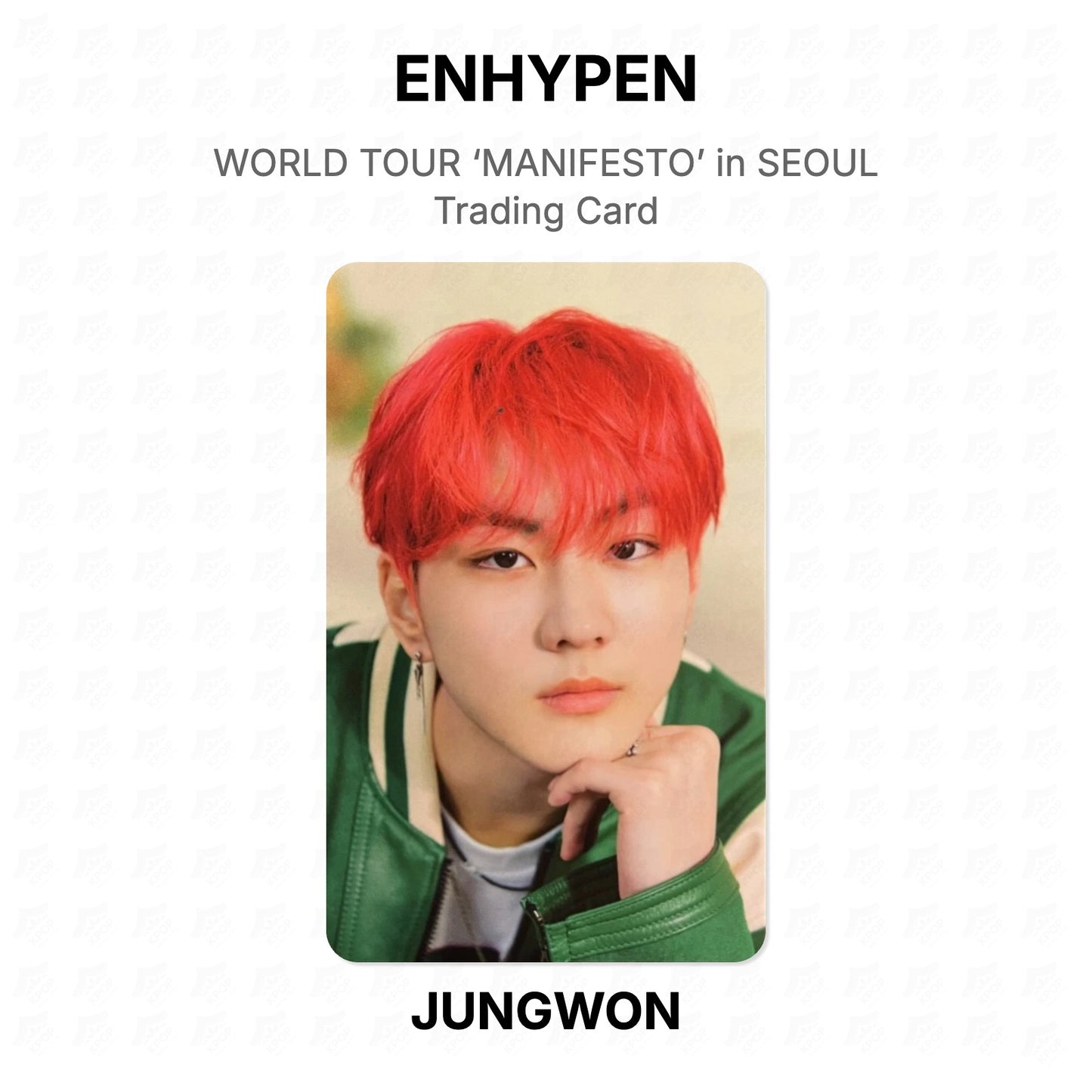 ENHYPEN WORLD TOUR ‘MANIFESTO’ in SEOUL Trading Card Official Photocard