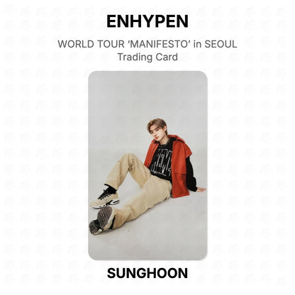 ENHYPEN WORLD TOUR ‘MANIFESTO’ in SEOUL Trading Card Official Photocard