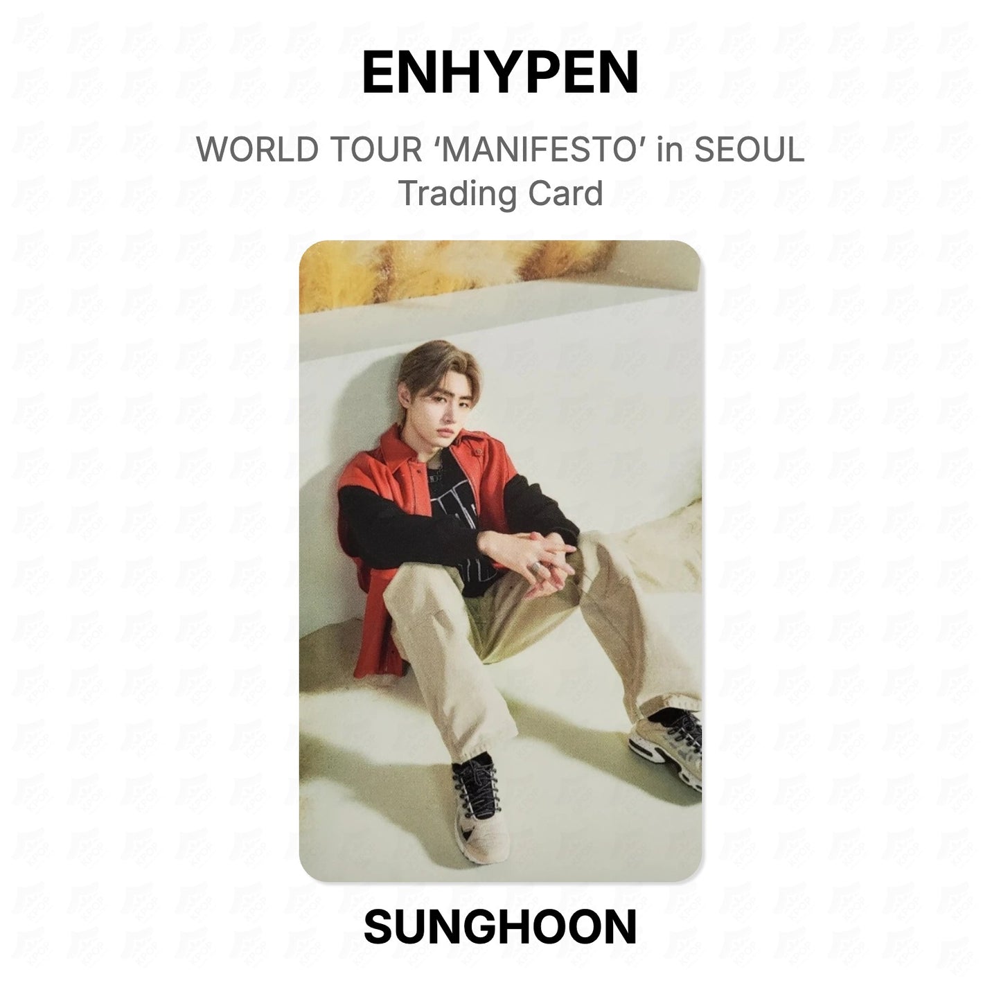 ENHYPEN WORLD TOUR ‘MANIFESTO’ in SEOUL Trading Card Official Photocard