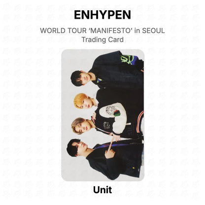 ENHYPEN WORLD TOUR ‘MANIFESTO’ in SEOUL Trading Card Official Photocard