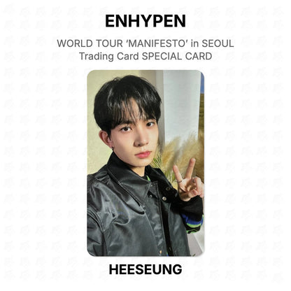 ENHYPEN WORLD TOUR ‘MANIFESTO’ in SEOUL Trading Card SPECIAL CARD Official Photocard