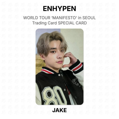ENHYPEN WORLD TOUR ‘MANIFESTO’ in SEOUL Trading Card SPECIAL CARD Official Photocard