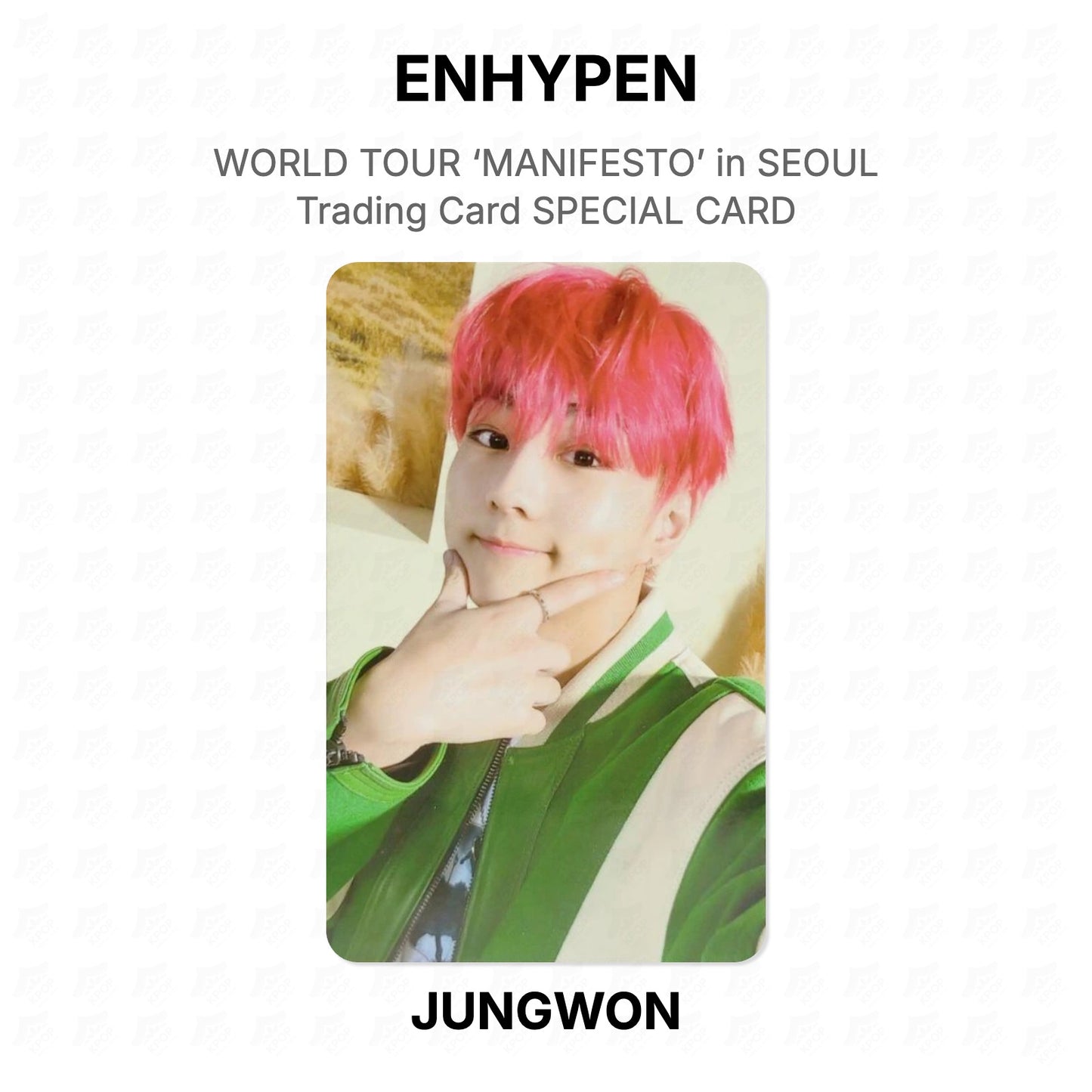 ENHYPEN WORLD TOUR ‘MANIFESTO’ in SEOUL Trading Card SPECIAL CARD Official Photocard