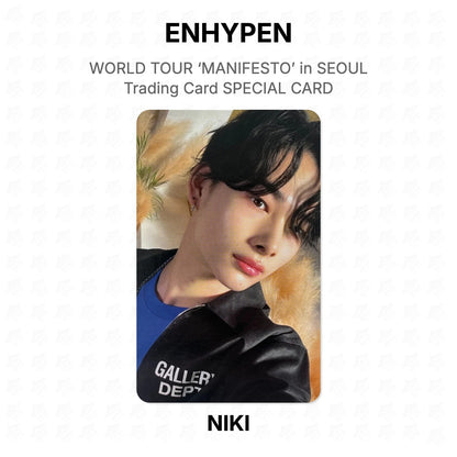 ENHYPEN WORLD TOUR ‘MANIFESTO’ in SEOUL Trading Card SPECIAL CARD Official Photocard