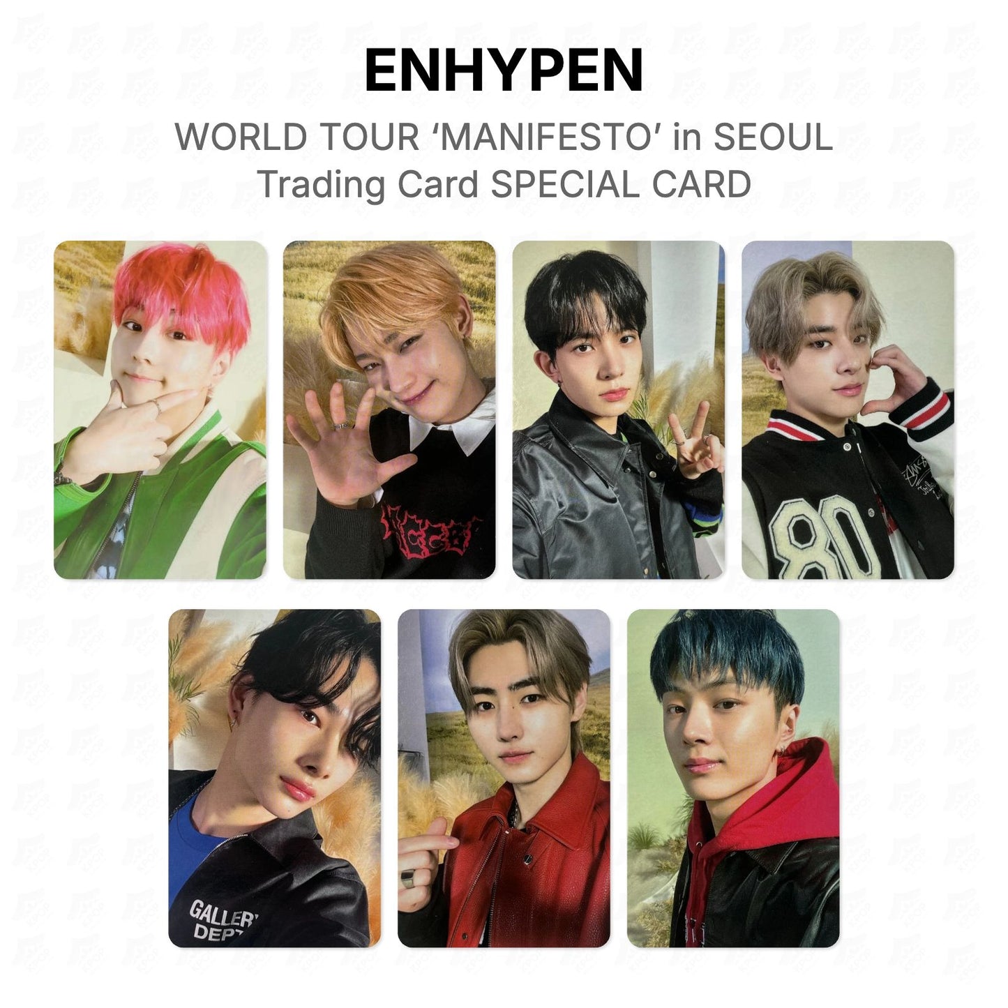 ENHYPEN WORLD TOUR ‘MANIFESTO’ in SEOUL Trading Card SPECIAL CARD Official Photocard