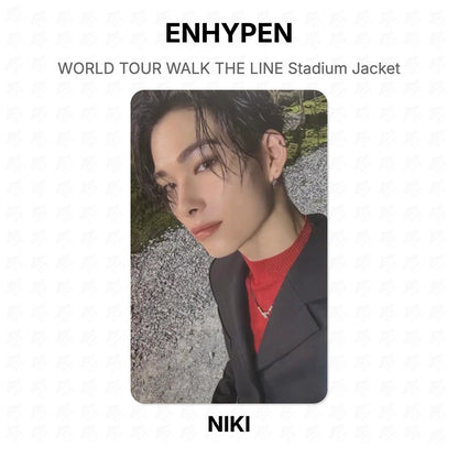 ENHYPEN WORLD TOUR WALK THE LINE Stadium Jacket Official Photocard