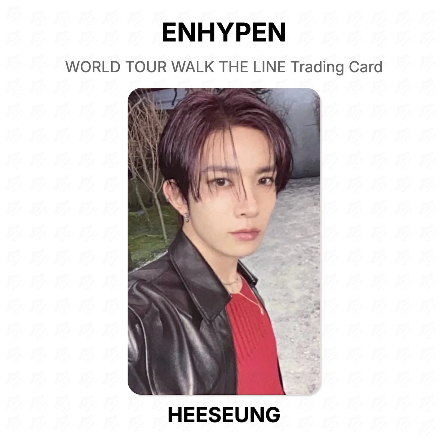 ENHYPEN WORLD TOUR WALK THE LINE Trading Card Official Photocard