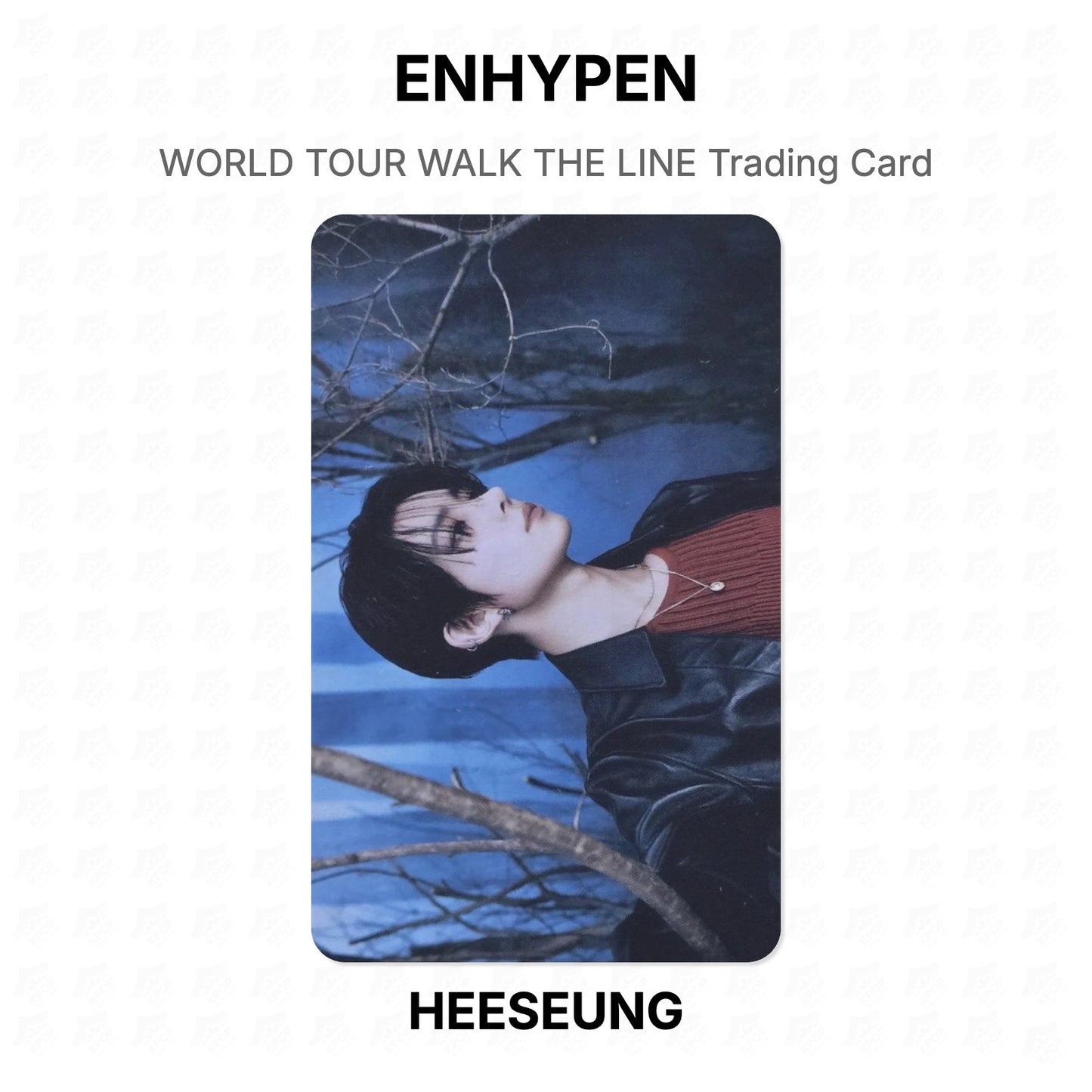 ENHYPEN WORLD TOUR WALK THE LINE Trading Card Official Photocard