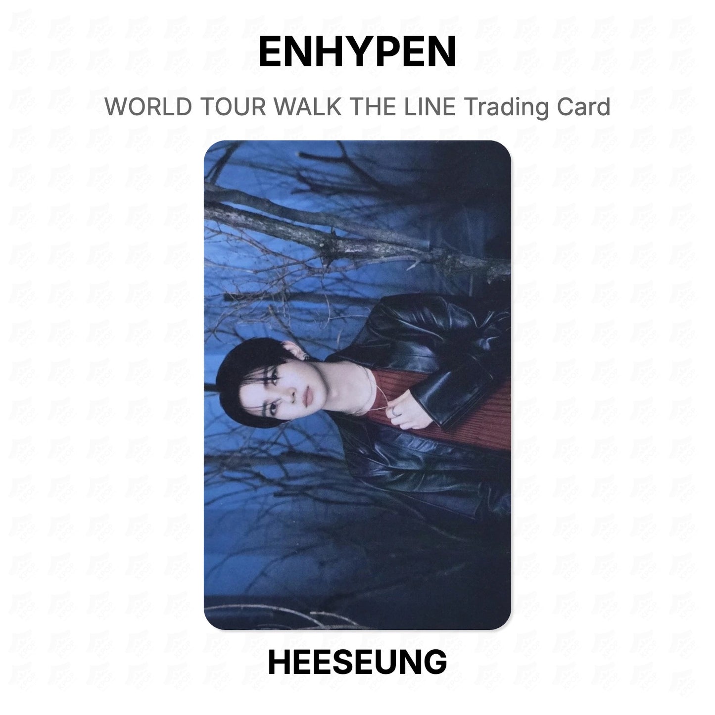 ENHYPEN WORLD TOUR WALK THE LINE Trading Card Official Photocard
