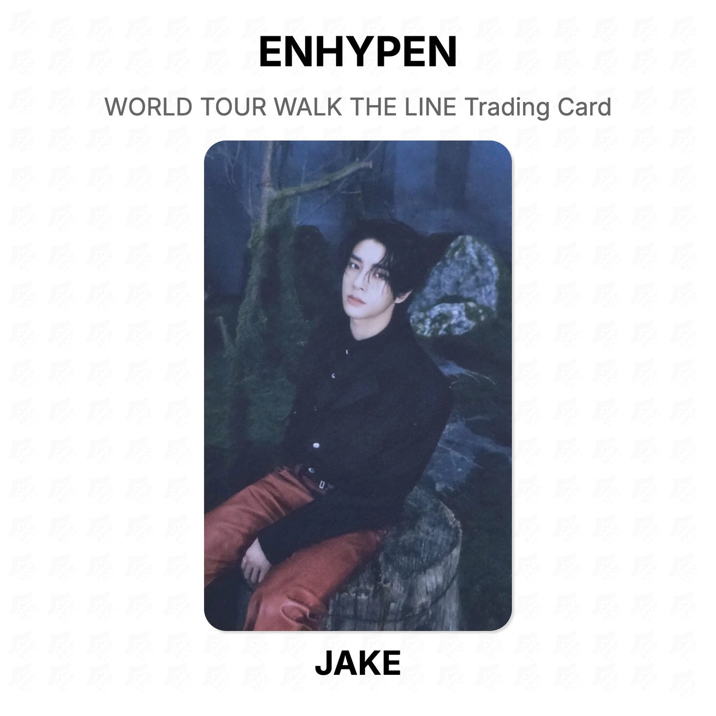 ENHYPEN WORLD TOUR WALK THE LINE Trading Card Official Photocard