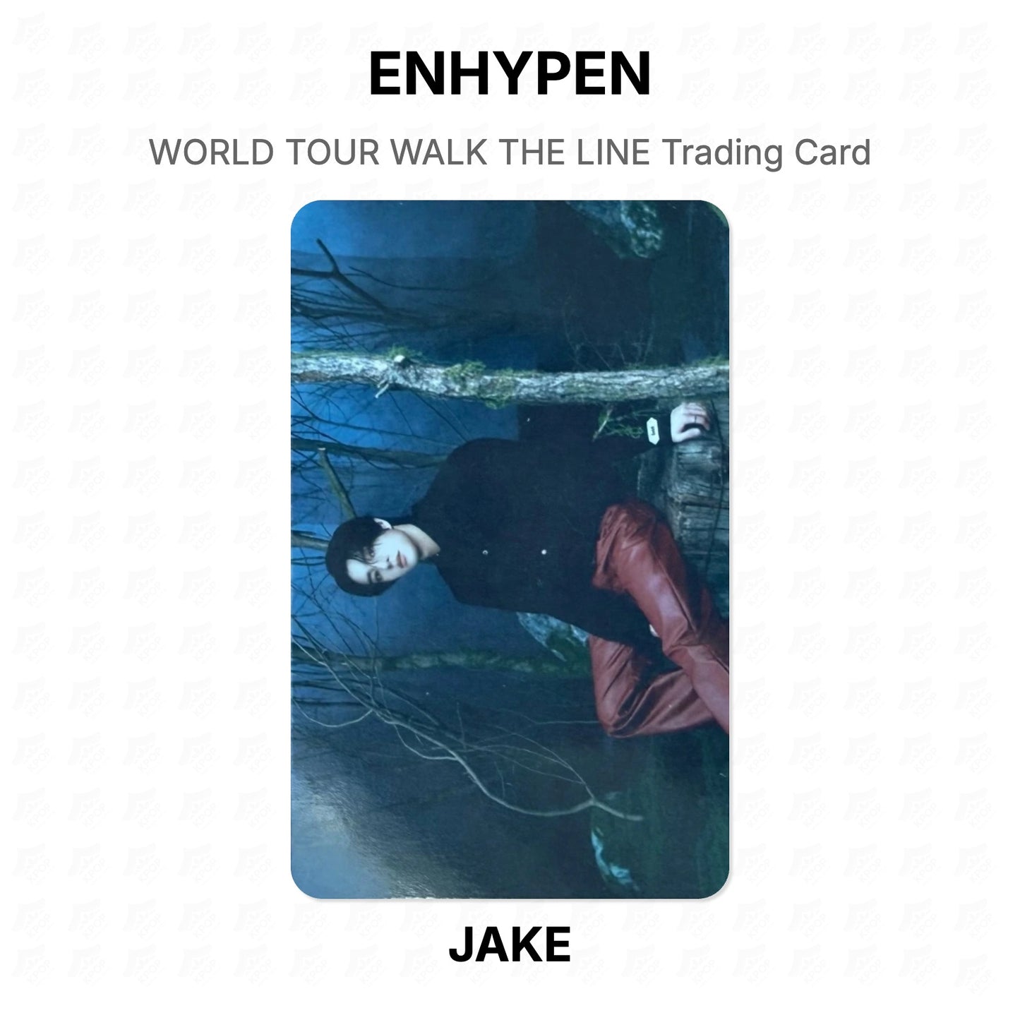 ENHYPEN WORLD TOUR WALK THE LINE Trading Card Official Photocard