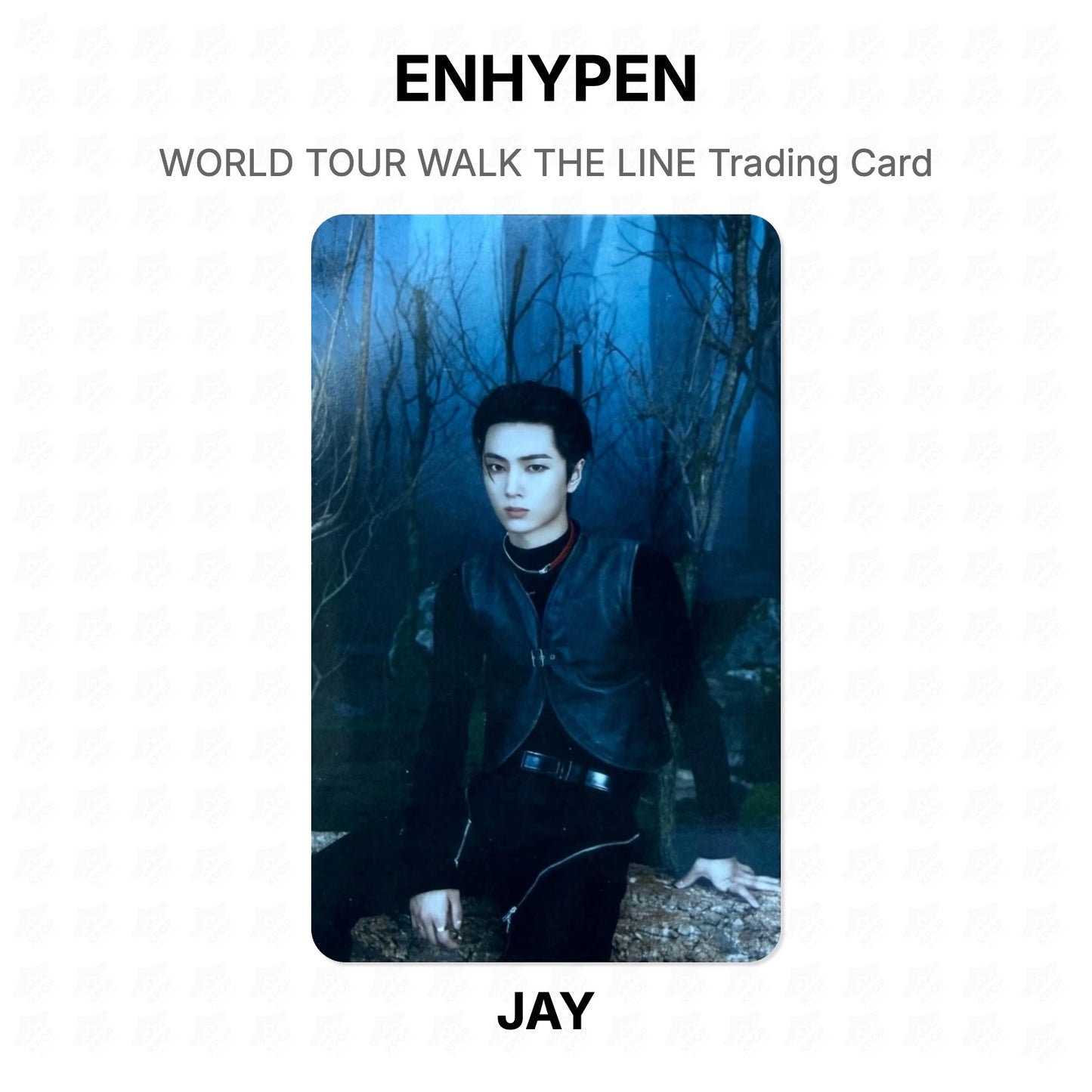 ENHYPEN WORLD TOUR WALK THE LINE Trading Card Official Photocard