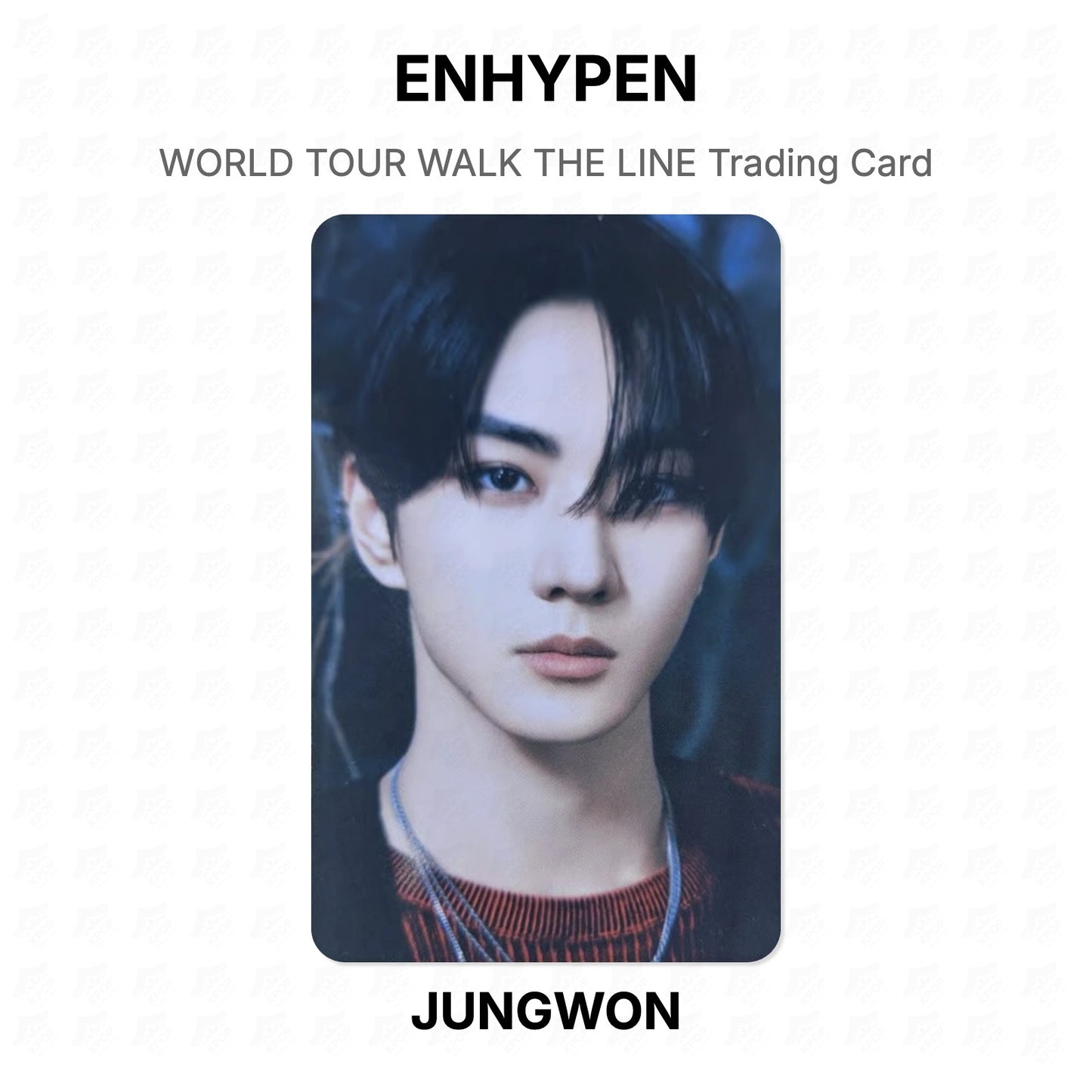 ENHYPEN WORLD TOUR WALK THE LINE Trading Card Official Photocard