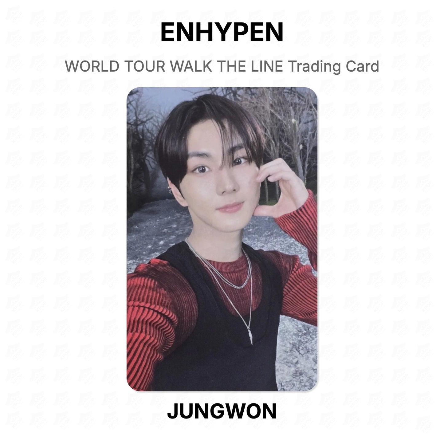 ENHYPEN WORLD TOUR WALK THE LINE Trading Card Official Photocard