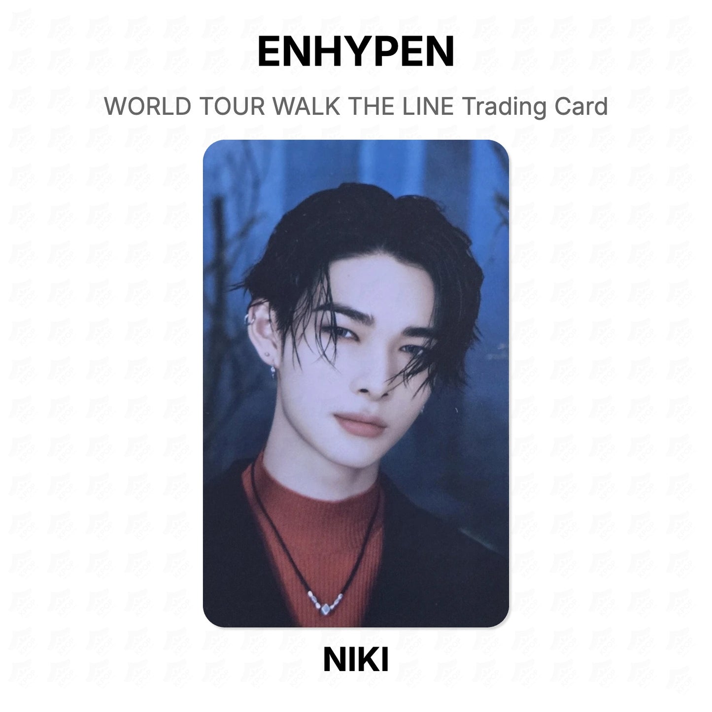 ENHYPEN WORLD TOUR WALK THE LINE Trading Card Official Photocard