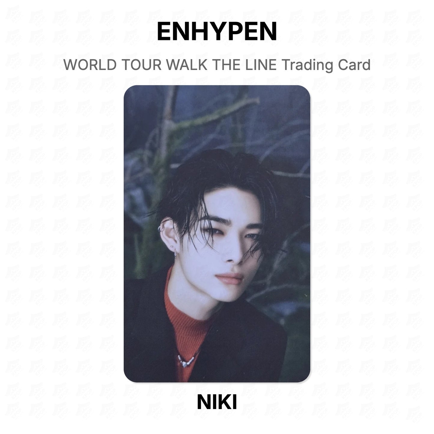 ENHYPEN WORLD TOUR WALK THE LINE Trading Card Official Photocard