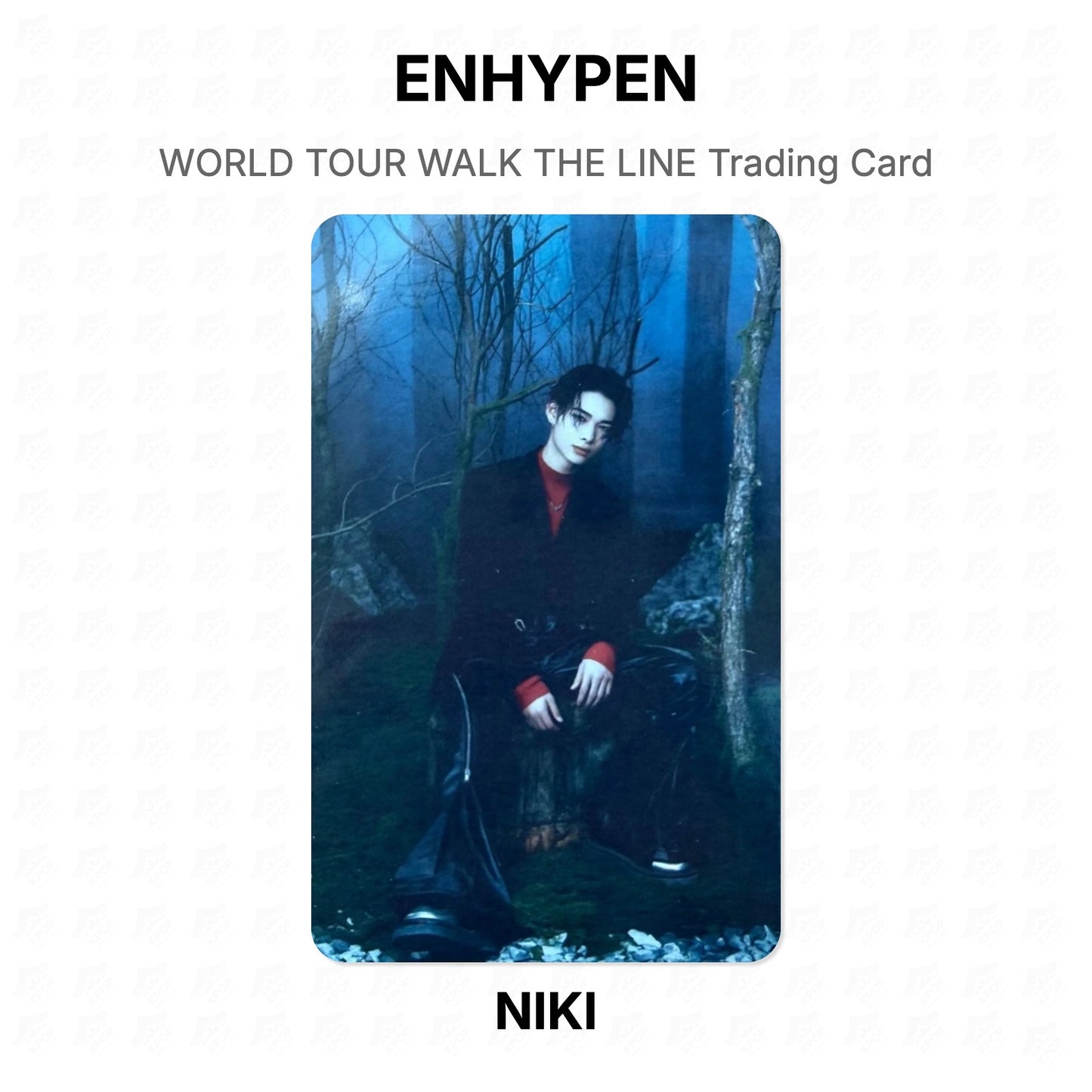 ENHYPEN WORLD TOUR WALK THE LINE Trading Card Official Photocard