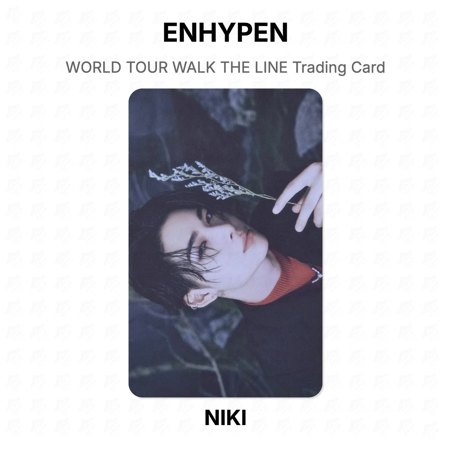 ENHYPEN WORLD TOUR WALK THE LINE Trading Card Official Photocard