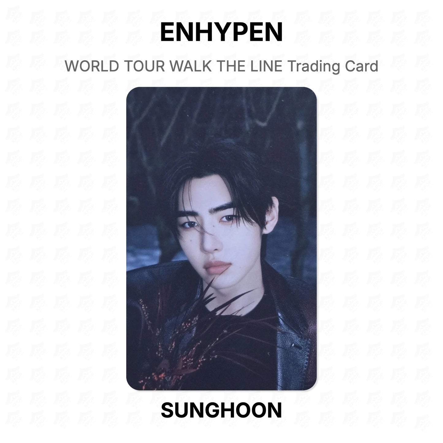 ENHYPEN WORLD TOUR WALK THE LINE Trading Card Official Photocard