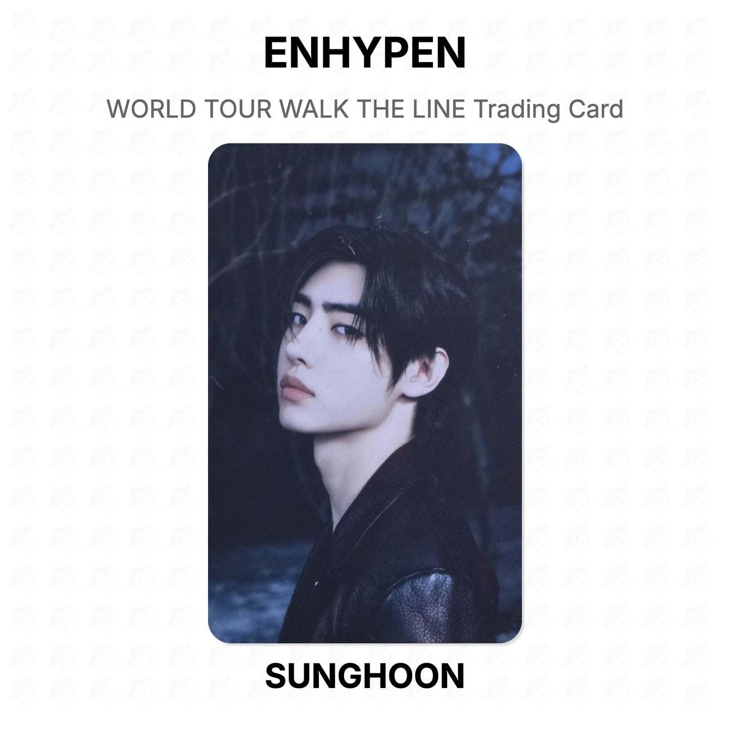 ENHYPEN WORLD TOUR WALK THE LINE Trading Card Official Photocard
