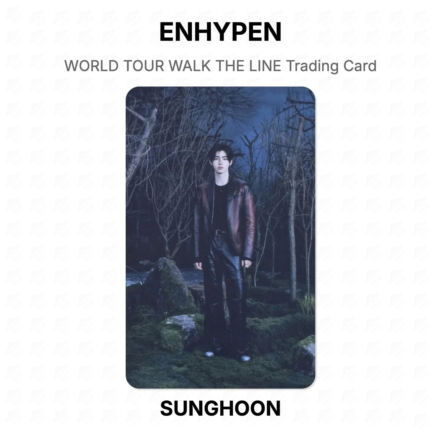 ENHYPEN WORLD TOUR WALK THE LINE Trading Card Official Photocard