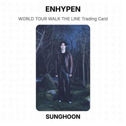 ENHYPEN WORLD TOUR WALK THE LINE Trading Card Official Photocard
