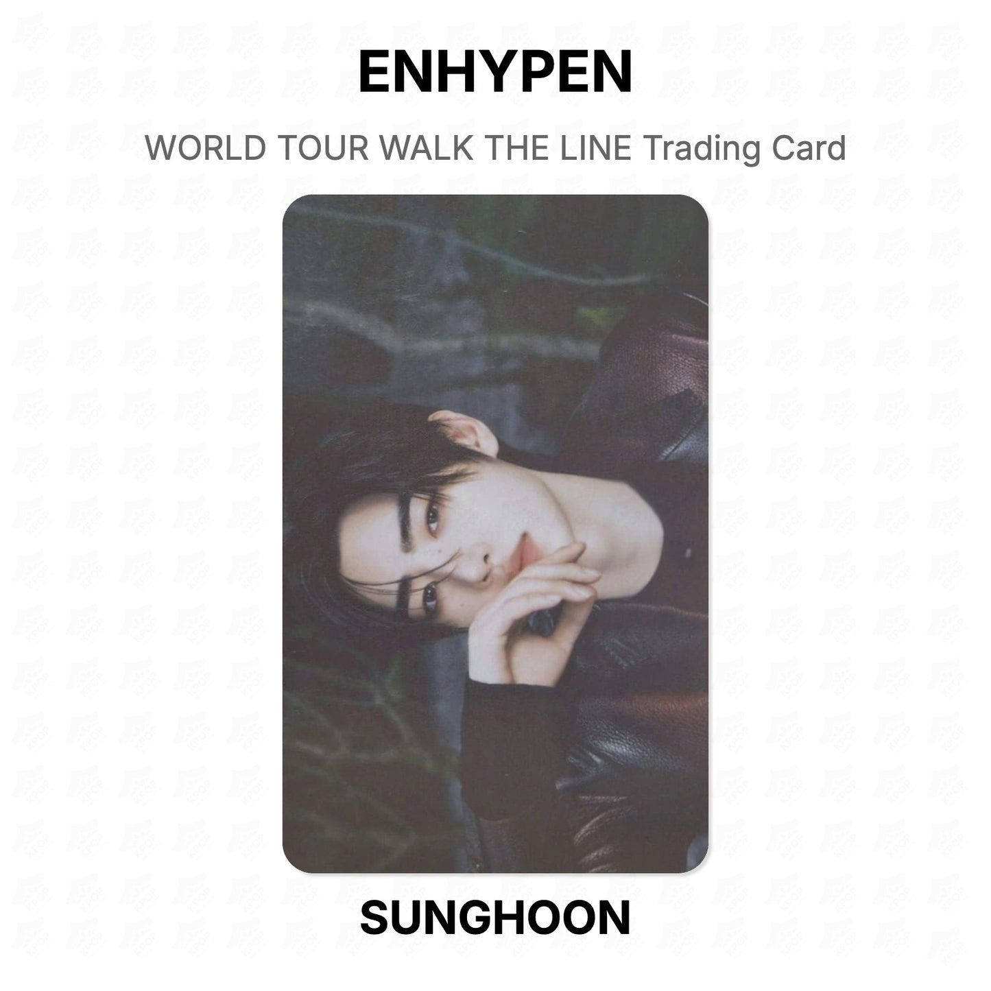 ENHYPEN WORLD TOUR WALK THE LINE Trading Card Official Photocard