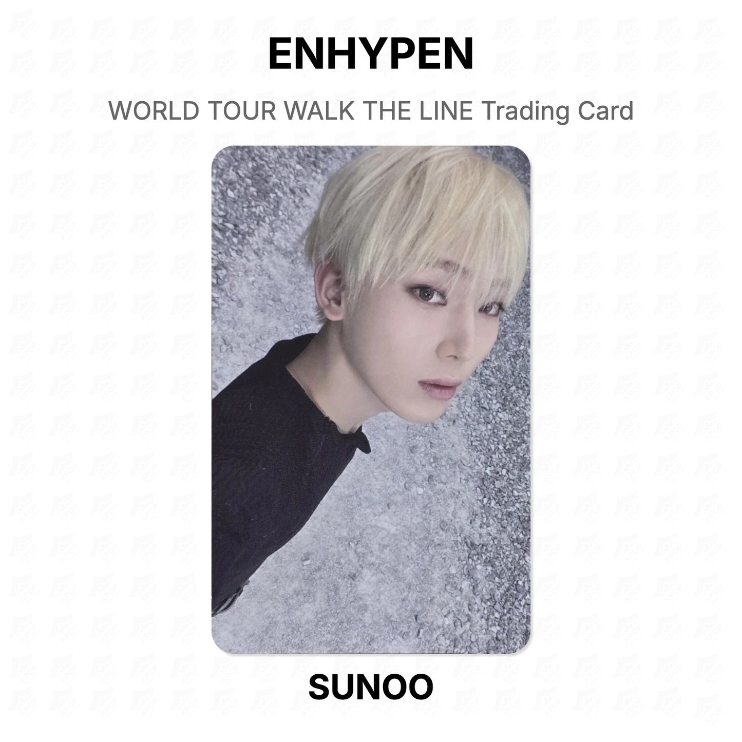 ENHYPEN WORLD TOUR WALK THE LINE Trading Card Official Photocard