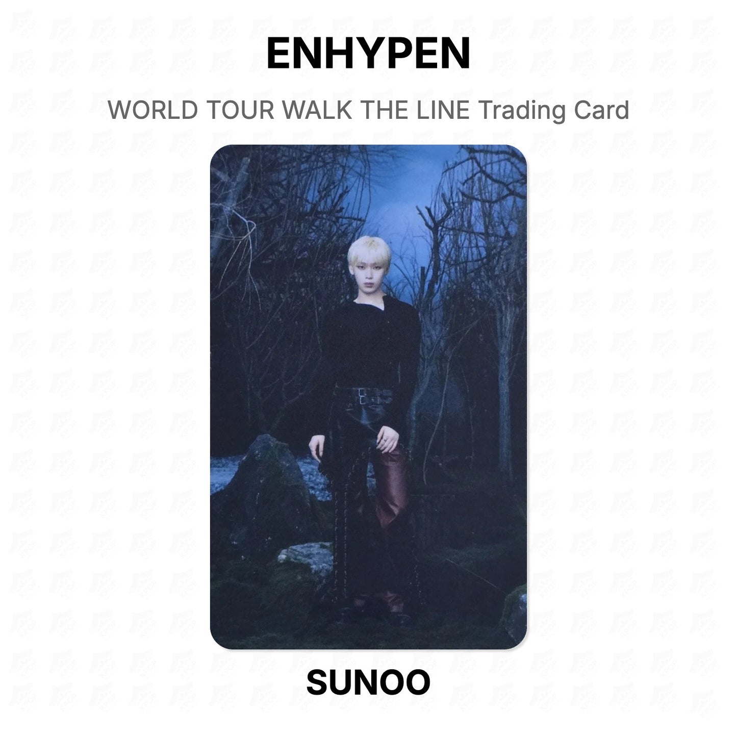 ENHYPEN WORLD TOUR WALK THE LINE Trading Card Official Photocard