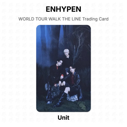 ENHYPEN WORLD TOUR WALK THE LINE Trading Card Official Photocard