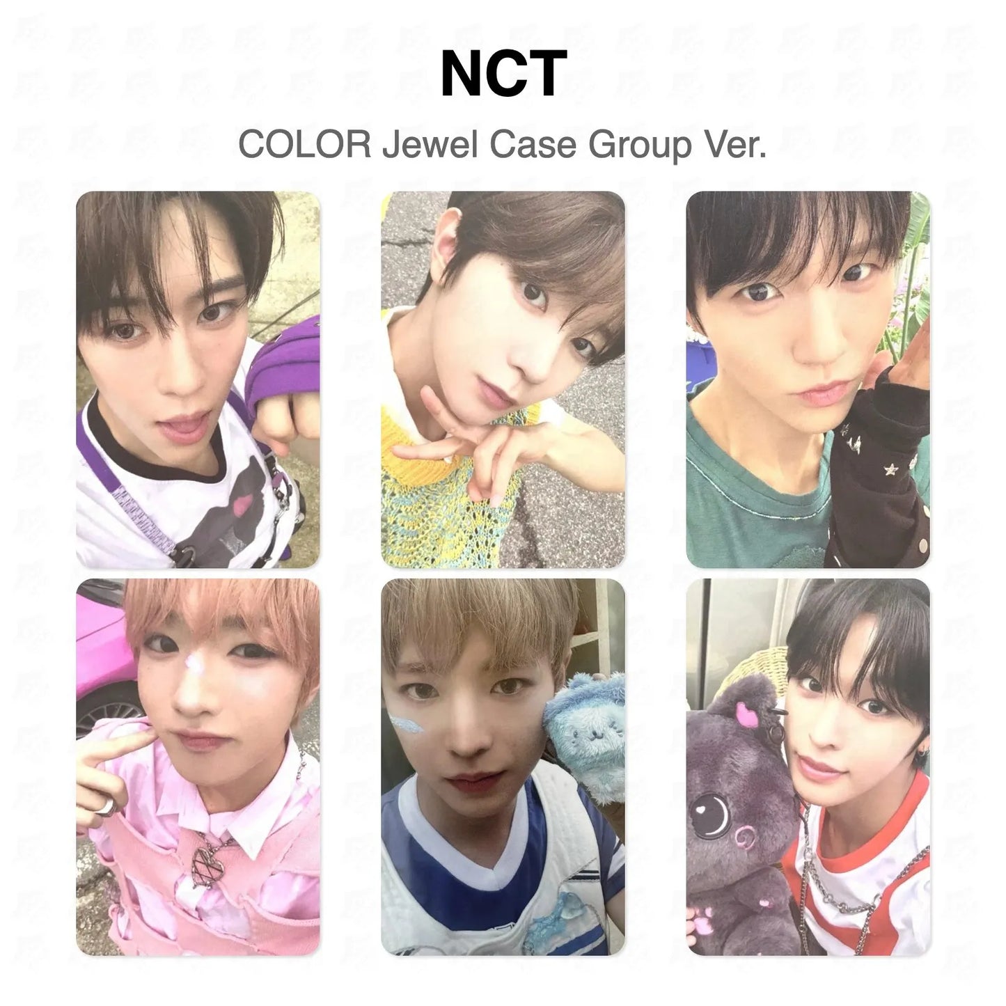NCT COLOR Jewel Case Group Ver. Official Photocard