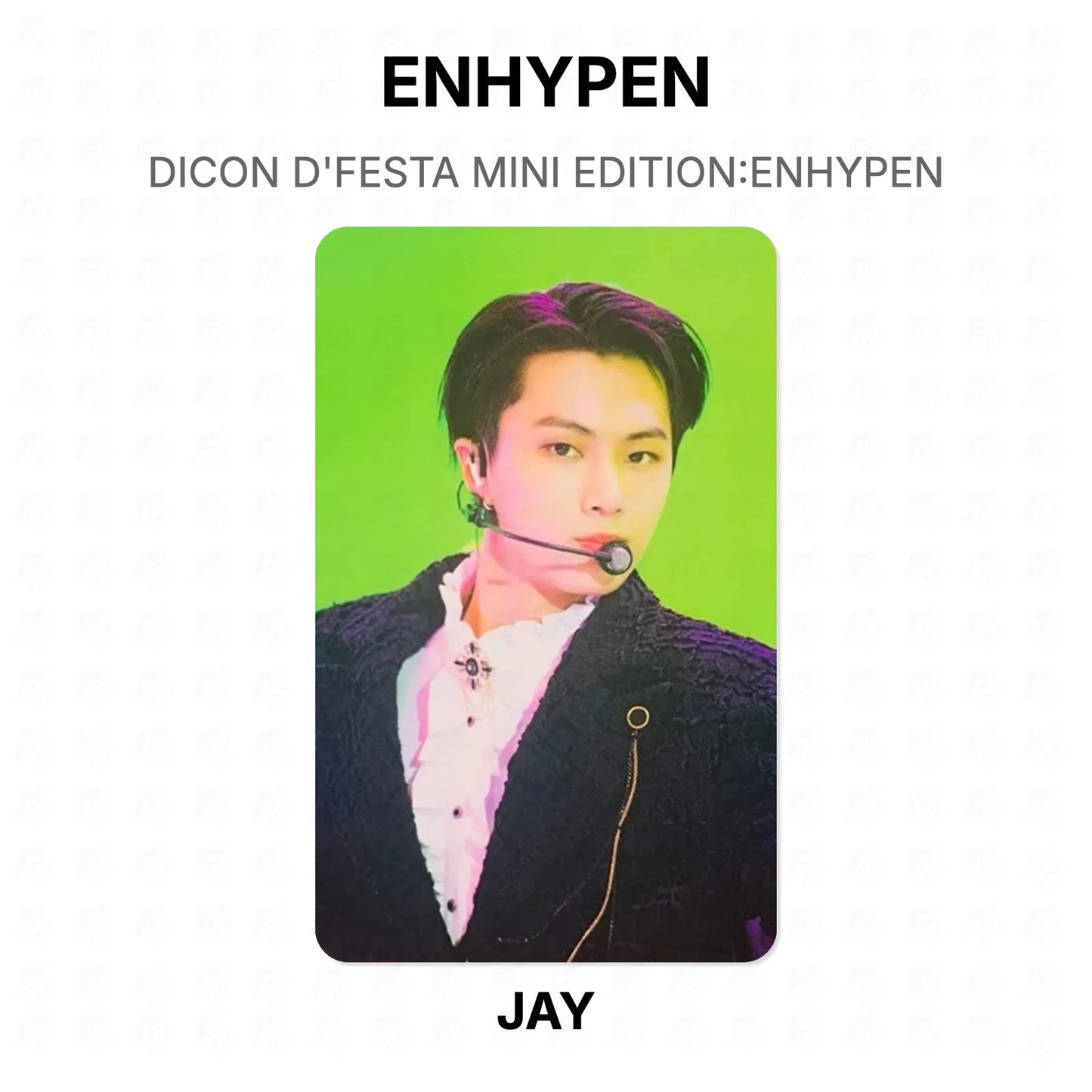 ENHYPEN DICON D'FESTA MINI EDITION:ENHYPEN Official Photocard