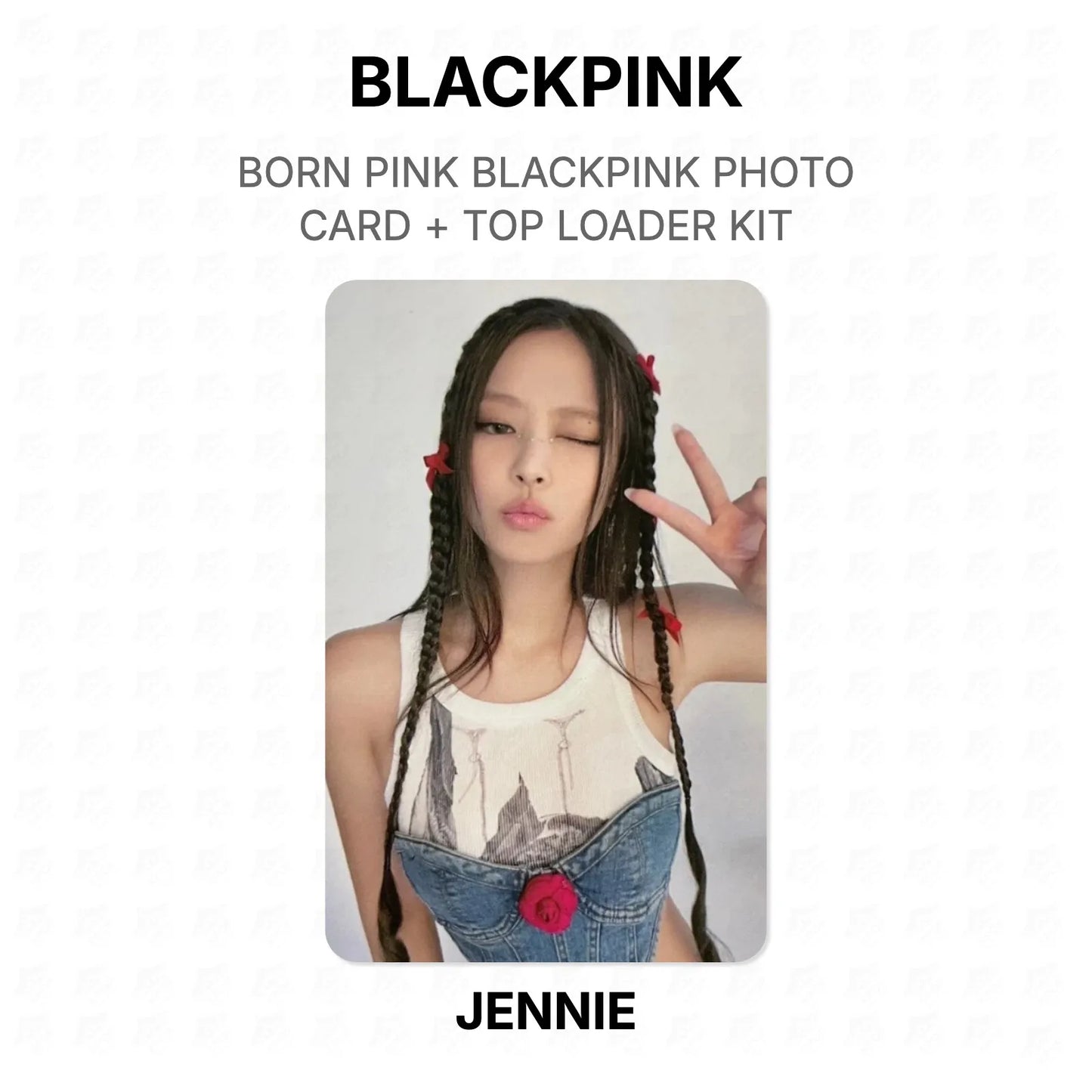 BLACKPINK BORN PINK BLACKPINK PHOTO CARD + TOP LOADER KIT Official Photocard