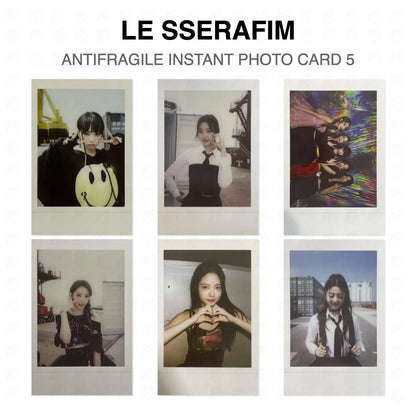LE SSERAFIM ANTIFRAGILE INSTANT PHOTO CARD 5 Official Photocard
